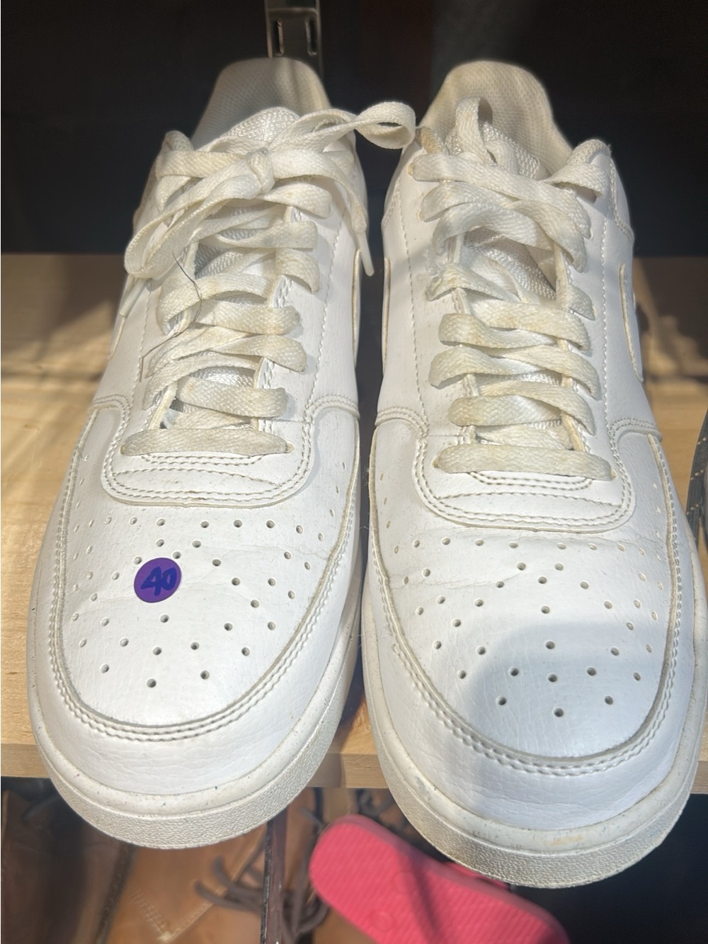 Nike White Men's Athletic Sneakers
